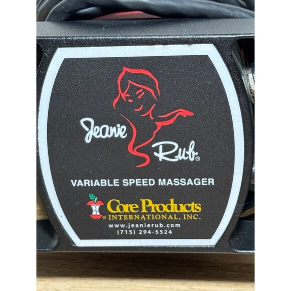 Jeanie Rub‎ 3402-O Variable Speed Massager Body Back Massage Core Products USA - Picture 5 of 9